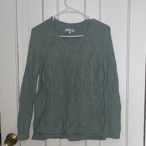 Sonoma Women's V-Neck Sweater in Sage